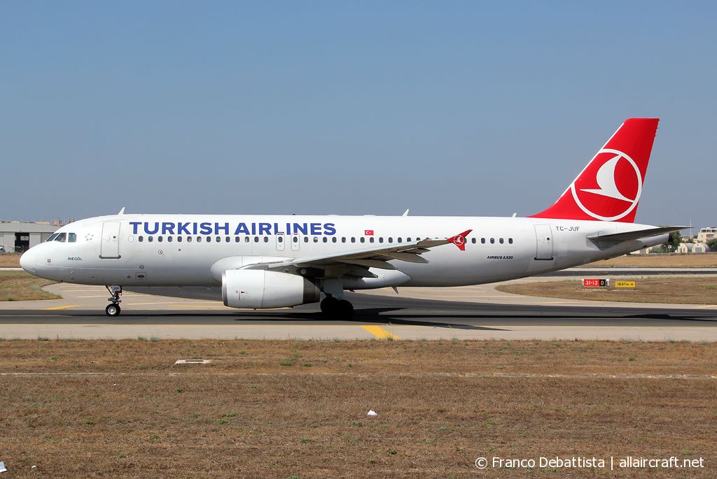 TC-JUF · Airbus A320-232 · (MLA / LMML)