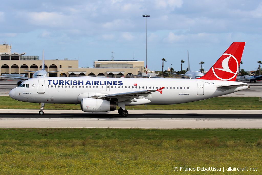 TC-JUK · Airbus A320-232 · (MLA / LMML)