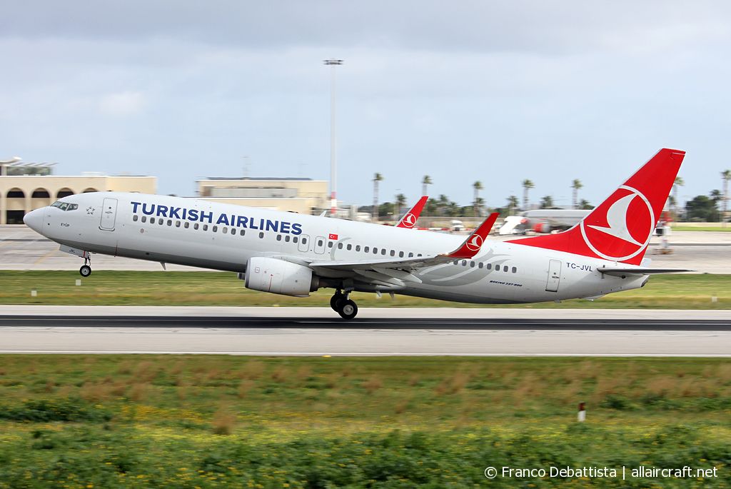 TC-JVL (60017) 2016 Boeing 737-8F2 WL