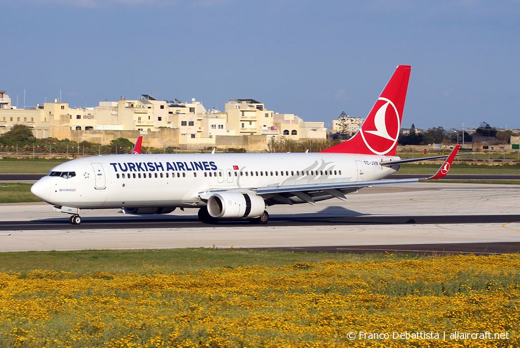 TC-JVN (60018) 2016 Boeing 737-8F2 WL