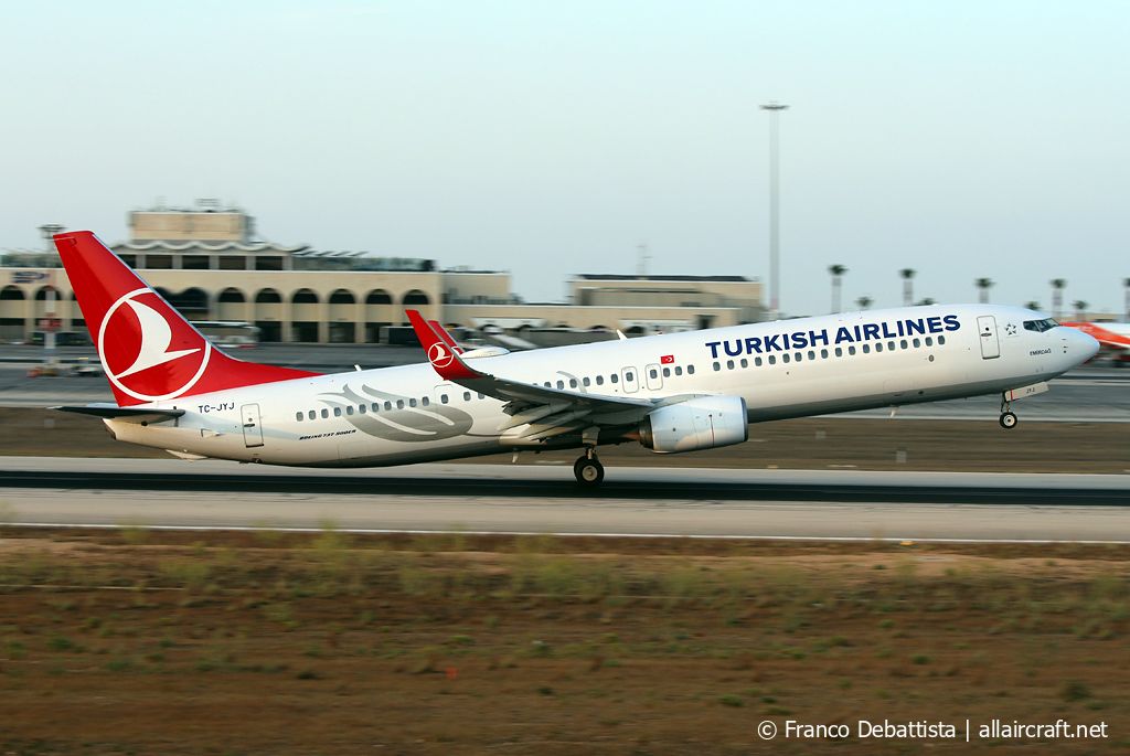 TC-JYJ · Boeing 737-9F2ER(WL) · (MLA / LMML)
