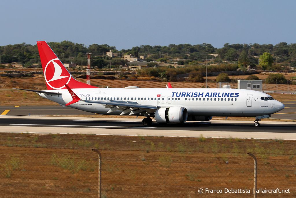 TC-LCD · Boeing 737-8 MAX · (MLA / LMML)