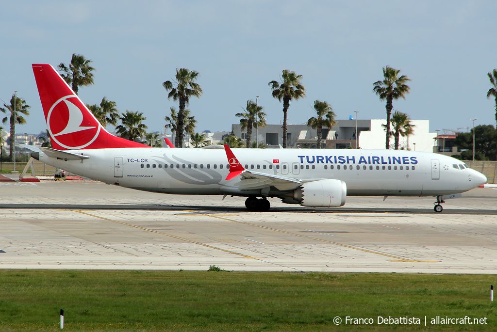 TC-LCR · Boeing 737-8 MAX · (MLA / LMML)