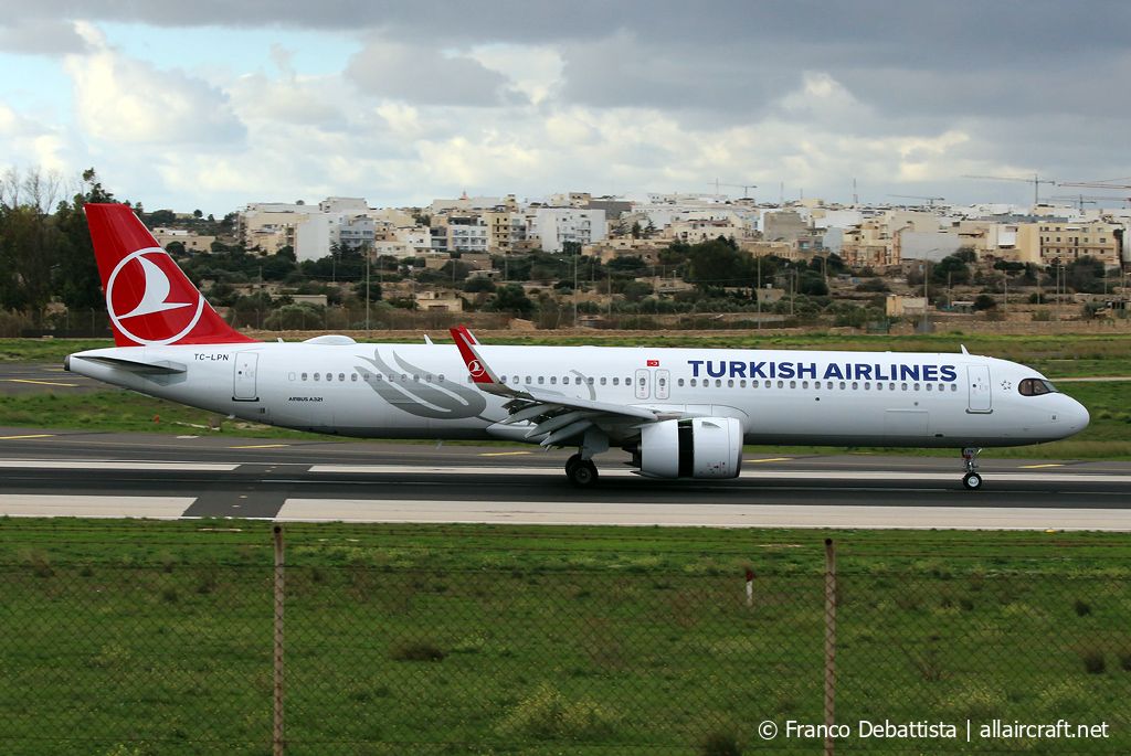 TC-LPN · Airbus A321-271NX · (MLA / LMML)