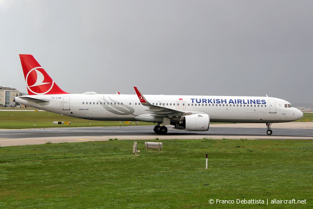 TC-LSB · Airbus A321-271NX · (MLA / LMML)