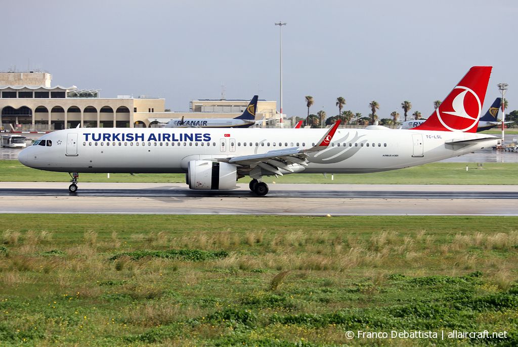 TC-LSL · Airbus A321-271NX · (MLA / LMML)
