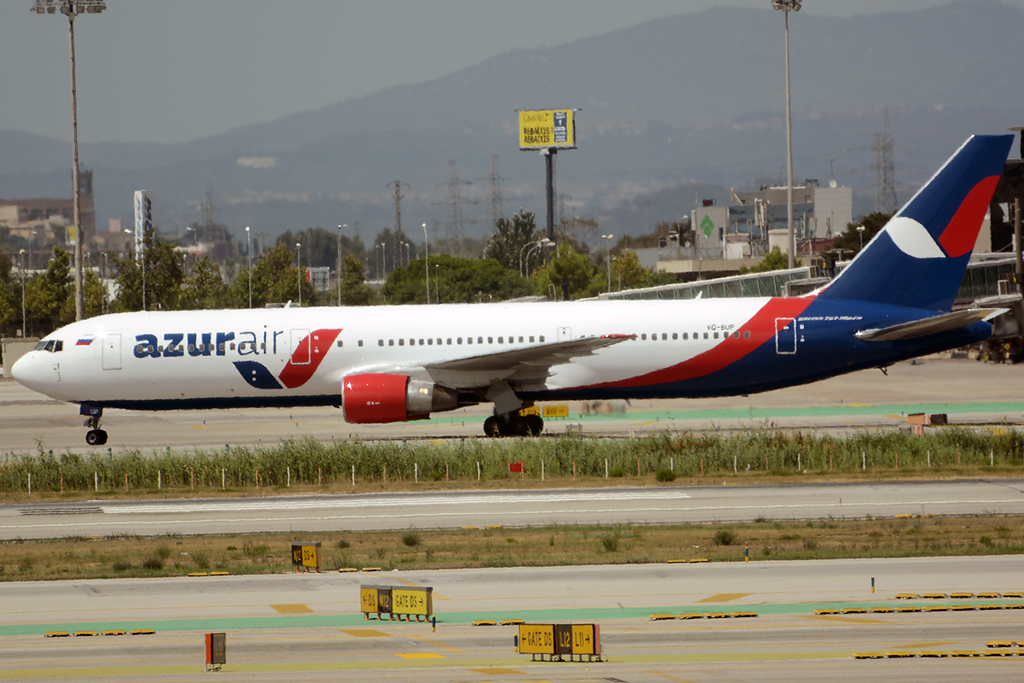 VQ-BUP · Boeing 767-33A/ER · (BCN / LEBL)