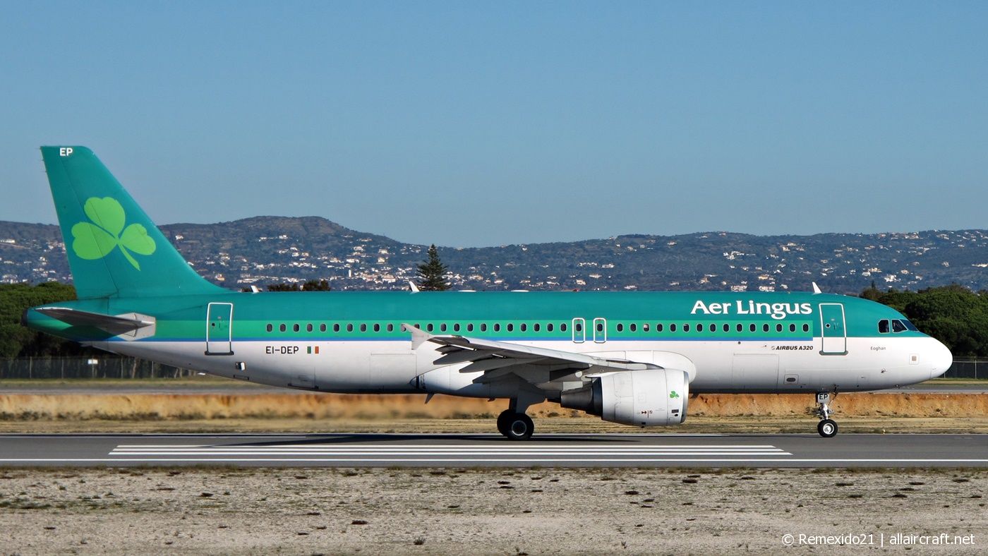 EI-DEP · Airbus A320-214 · (FAO / LPFR)