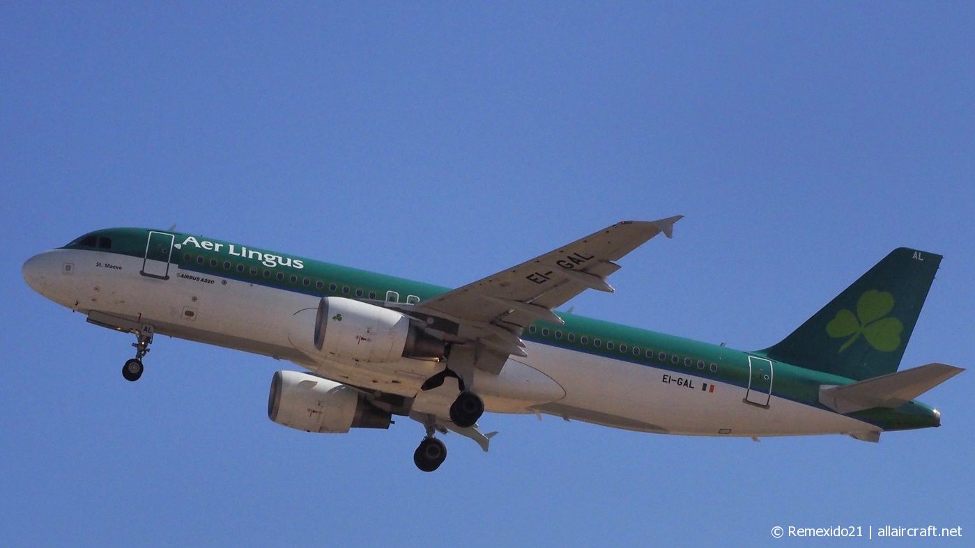 EI-GAL · Airbus A320-214 · (FAO / LPFR)