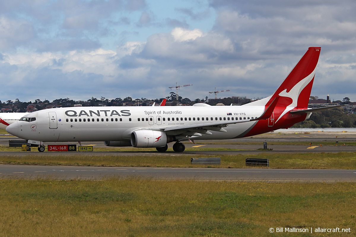 VH-VYG (33995) 2005 Boeing 737-838(WL)