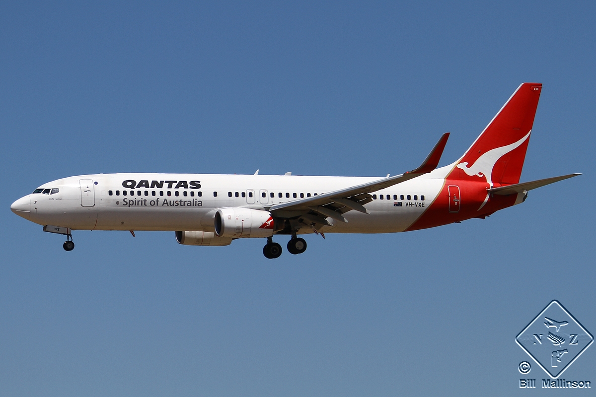VH-VXE · Boeing 737-838(WL) · (CHC / NZCH)
