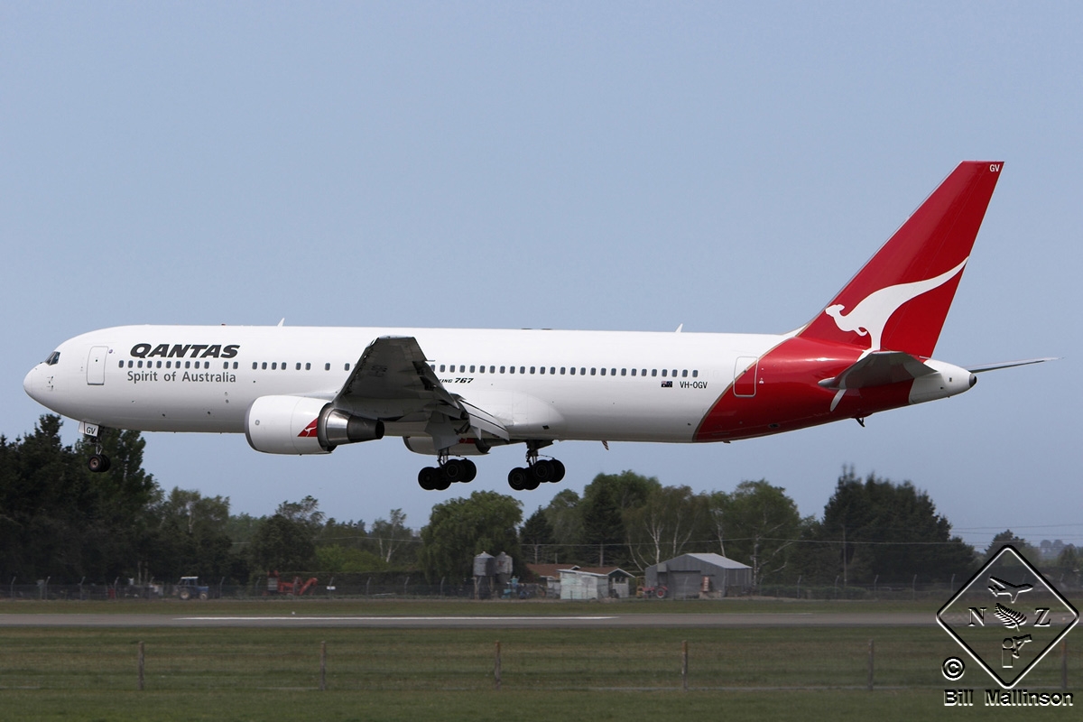 VH-OGV · Boeing 767-338/ER · (CHC / NZCH)