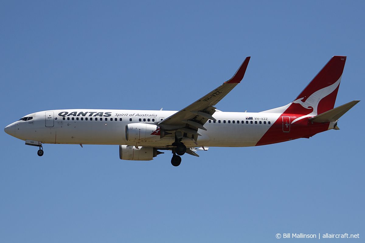 VH-VZZ · Boeing 737-838(WL) · (CHC / NZCH)