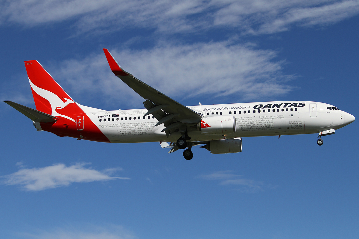 VH-XZA · Boeing 737-838(WL) · (CHC / NZCH)