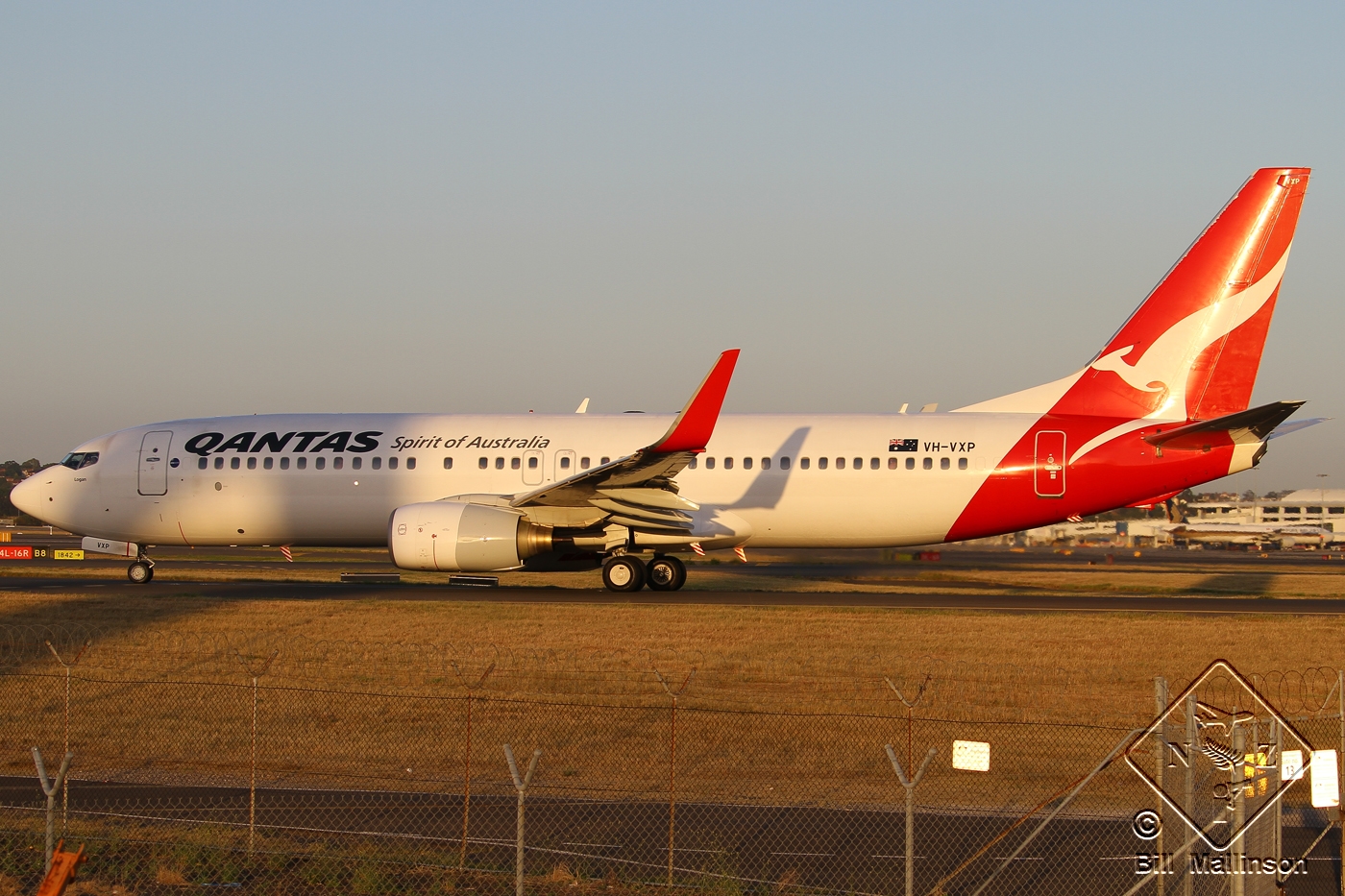 VH-VXP · Boeing 737-838(WL) · (SYD / YSSY)