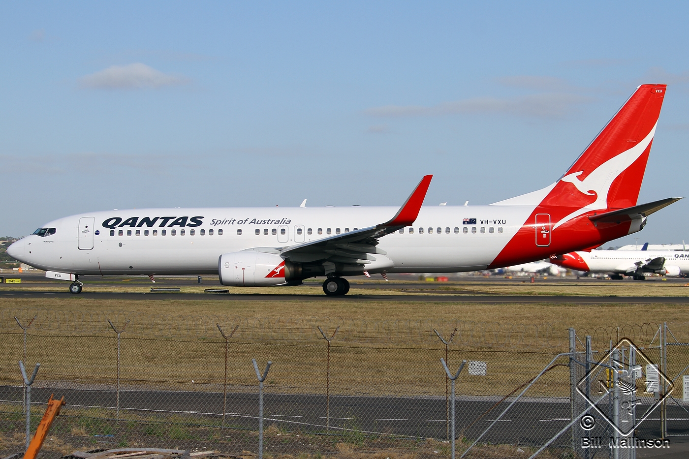 VH-VXU · Boeing 737-838(WL) · (SYD / YSSY)