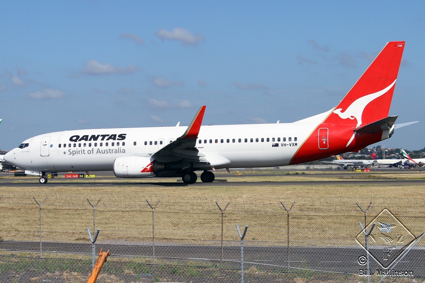 VH-VXM · Boeing 737-838(WL) · (SYD / YSSY)
