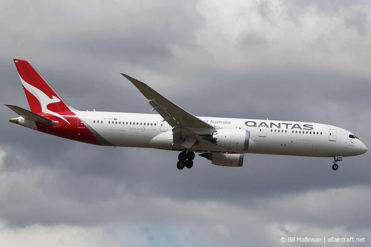 VH-ZNH · Boeing 787-9 Dreamliner · (PER / YPPH)
