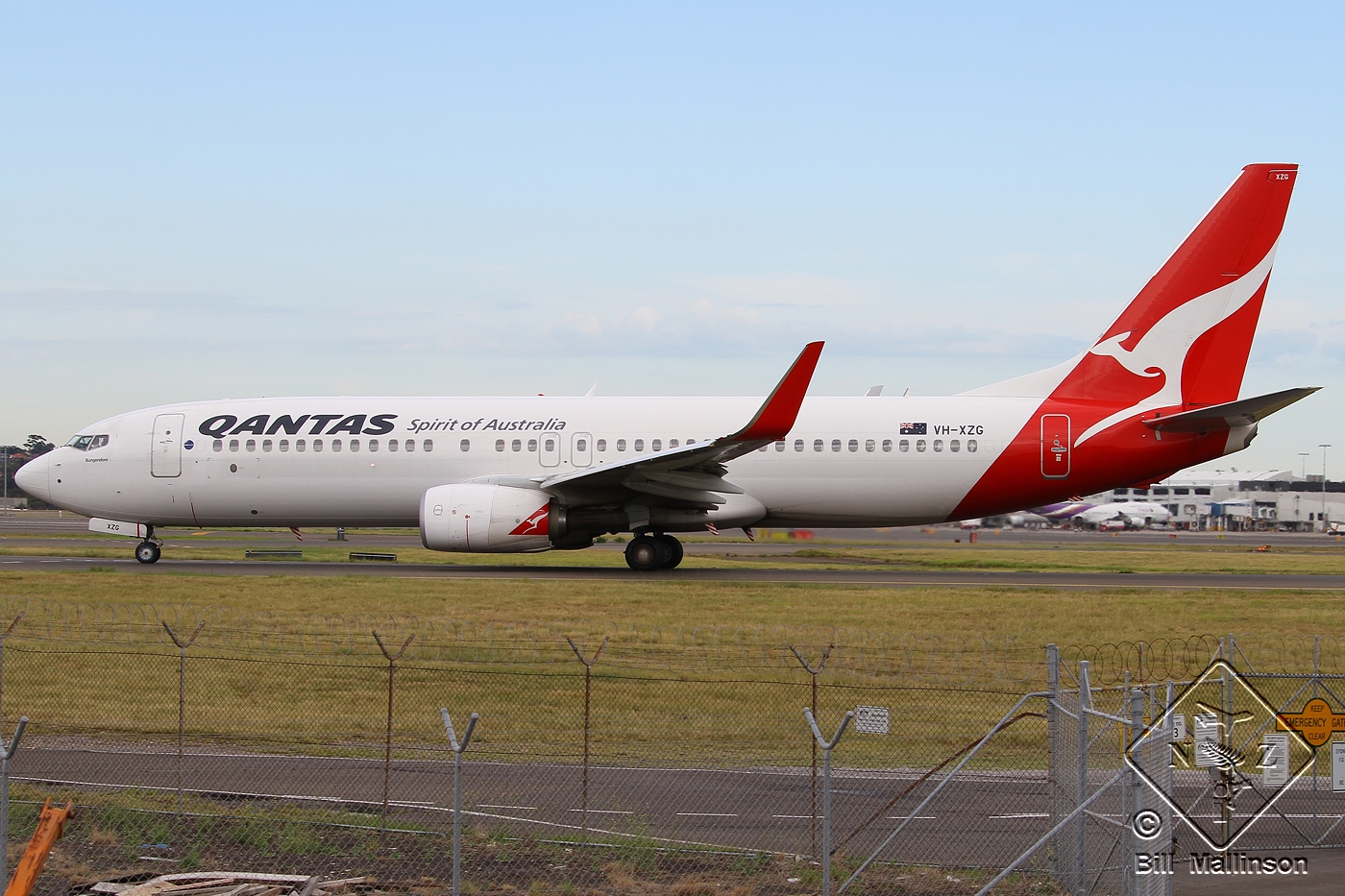 VH-XZG · Boeing 737-838(WL) · (SYD / YSSY)