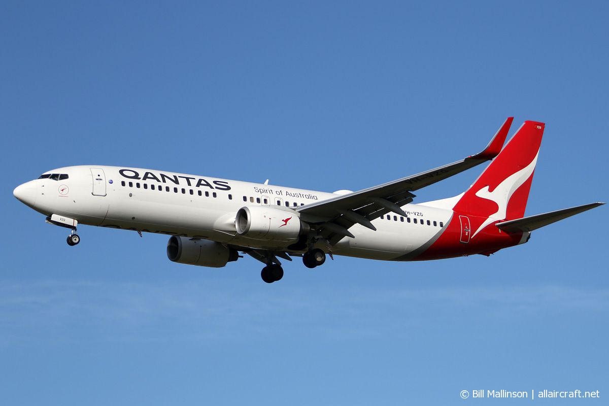 VH-VZG · Boeing 737-838(WL) · (CHC / NZCH)