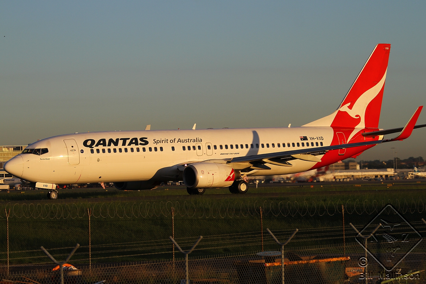VH-VXD · Boeing 737-838(WL) · (SYD / YSSY)