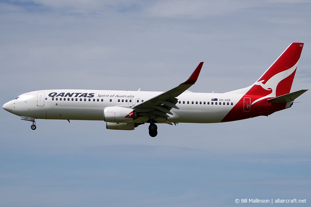 VH-XZK · Boeing 737-838(WL) · (CHC / NZCH)