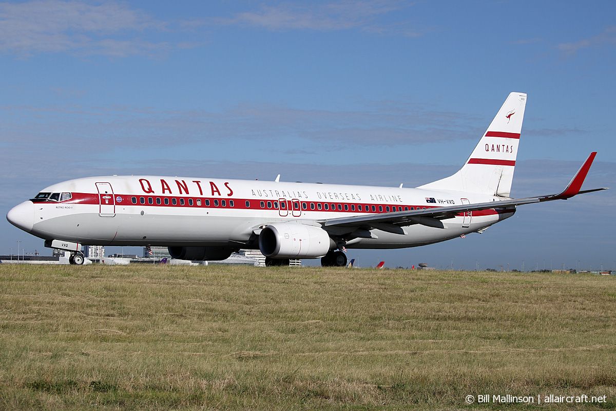 VH-VXQ · Boeing 737-838(WL) · (SYD / YSSY)