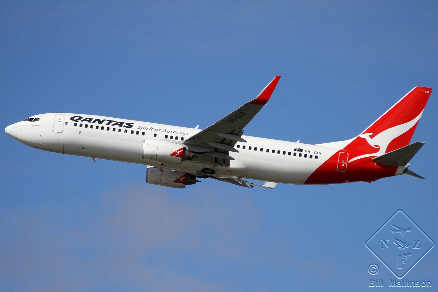 VH-VXG · Boeing 737-838(WL) · (SYD / YSSY)