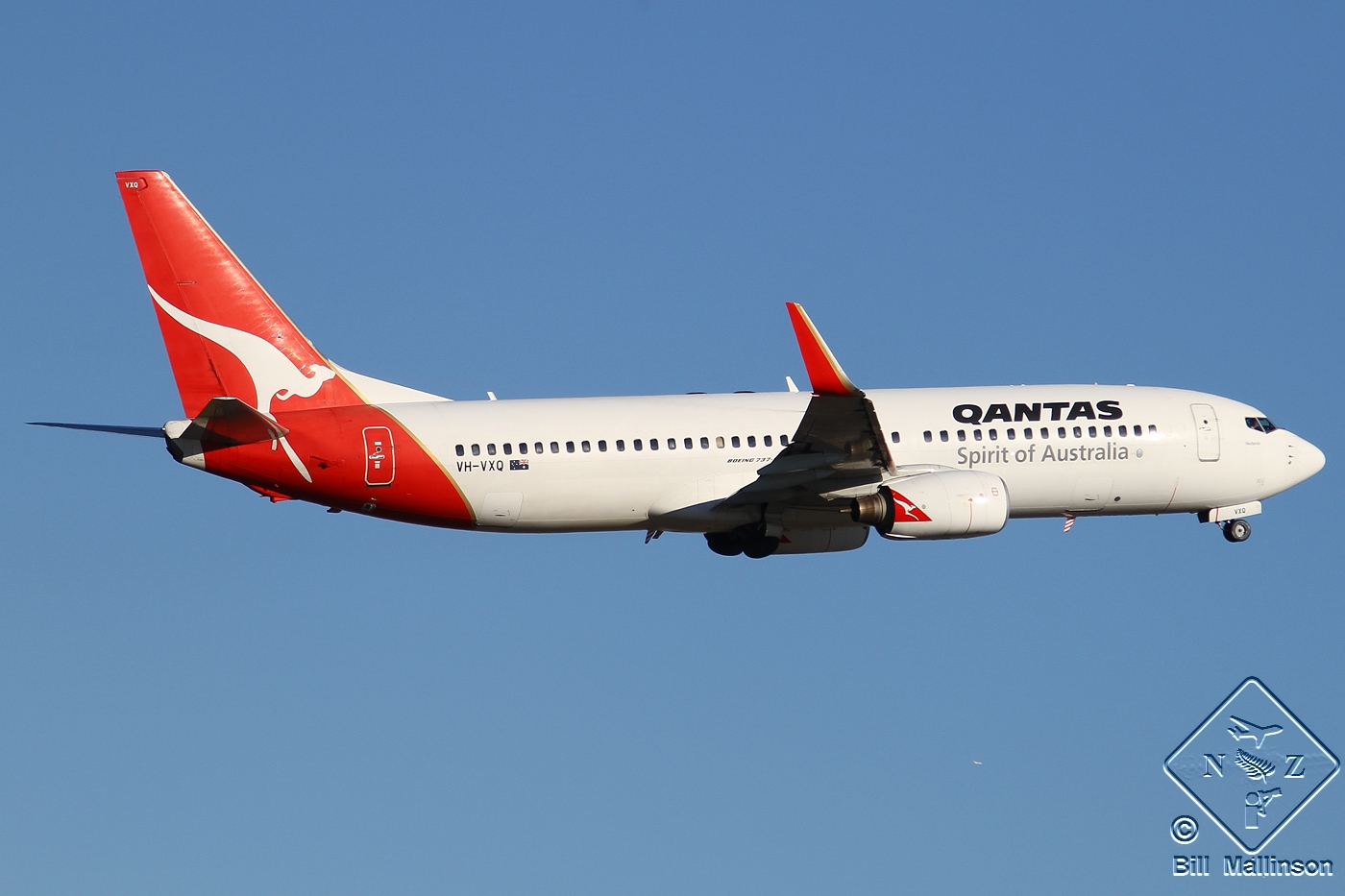VH-VXQ · Boeing 737-838(WL) · (SYD / YSSY)