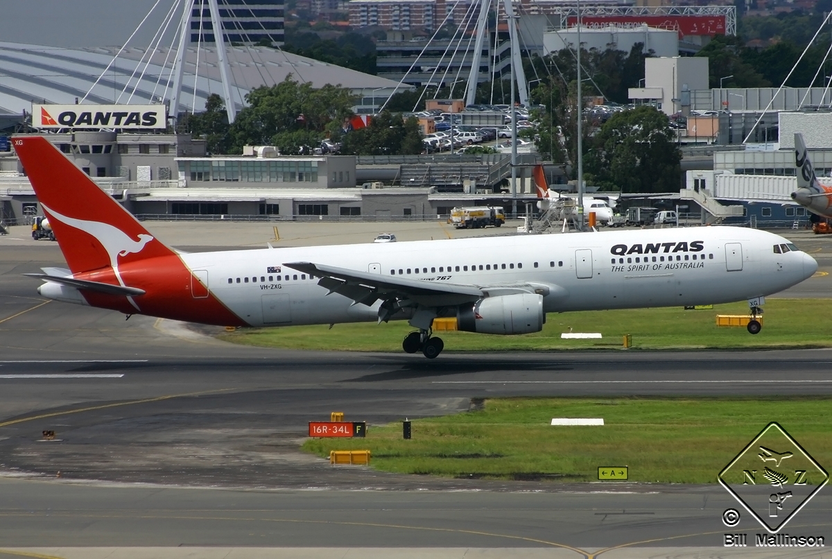 VH-ZXG · Boeing 767-336/ER · (SYD / YSSY)
