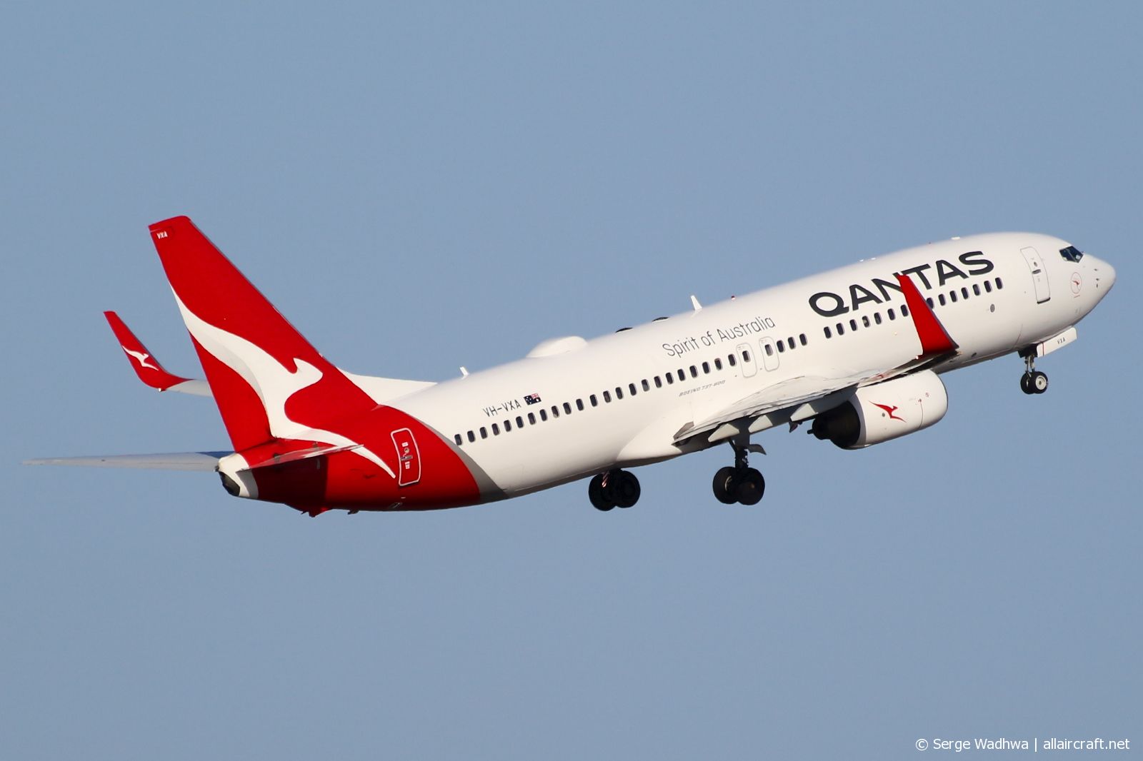 VH-VXA (29551) 2002 Boeing 737-838(WL)
