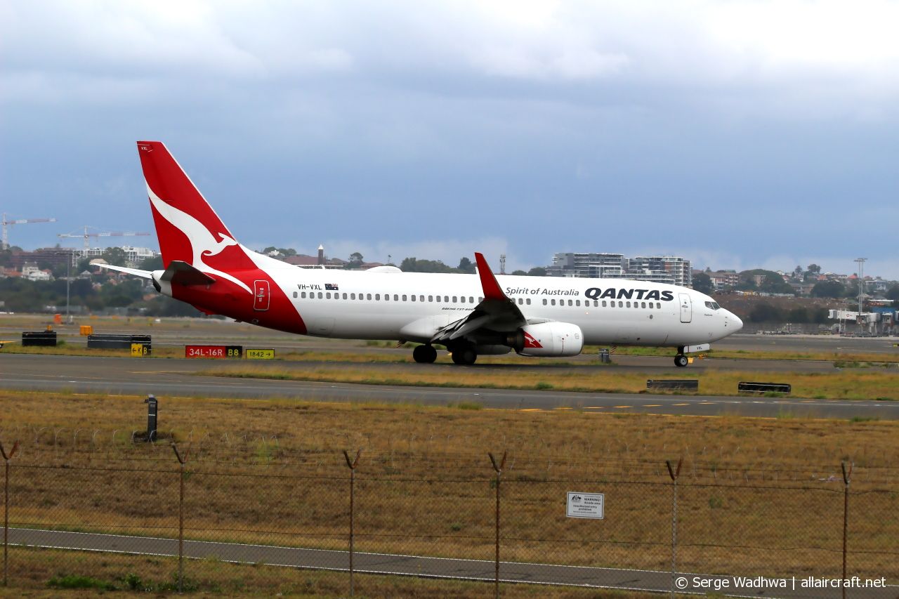 VH-VXL (33482) 2002 Boeing 737-838(WL)