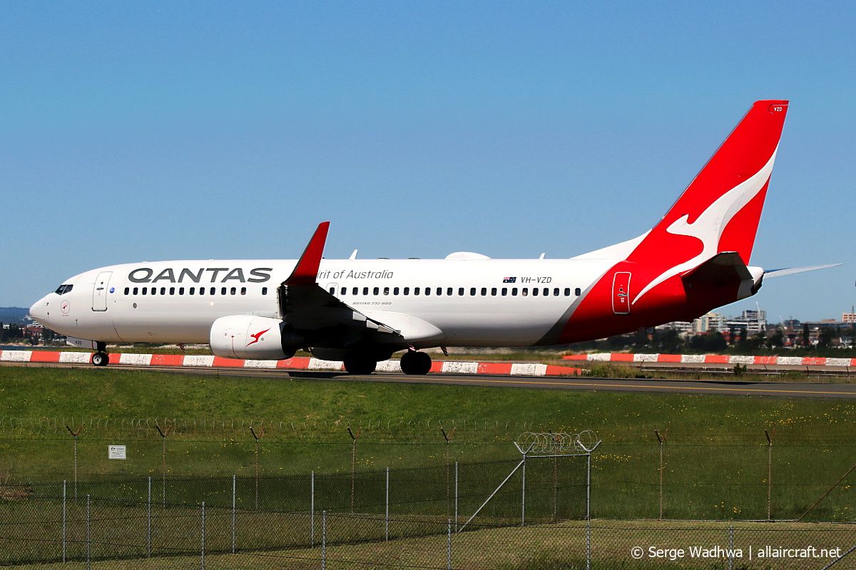 VH-VZD (34198) 2008 Boeing 737-838(WL)