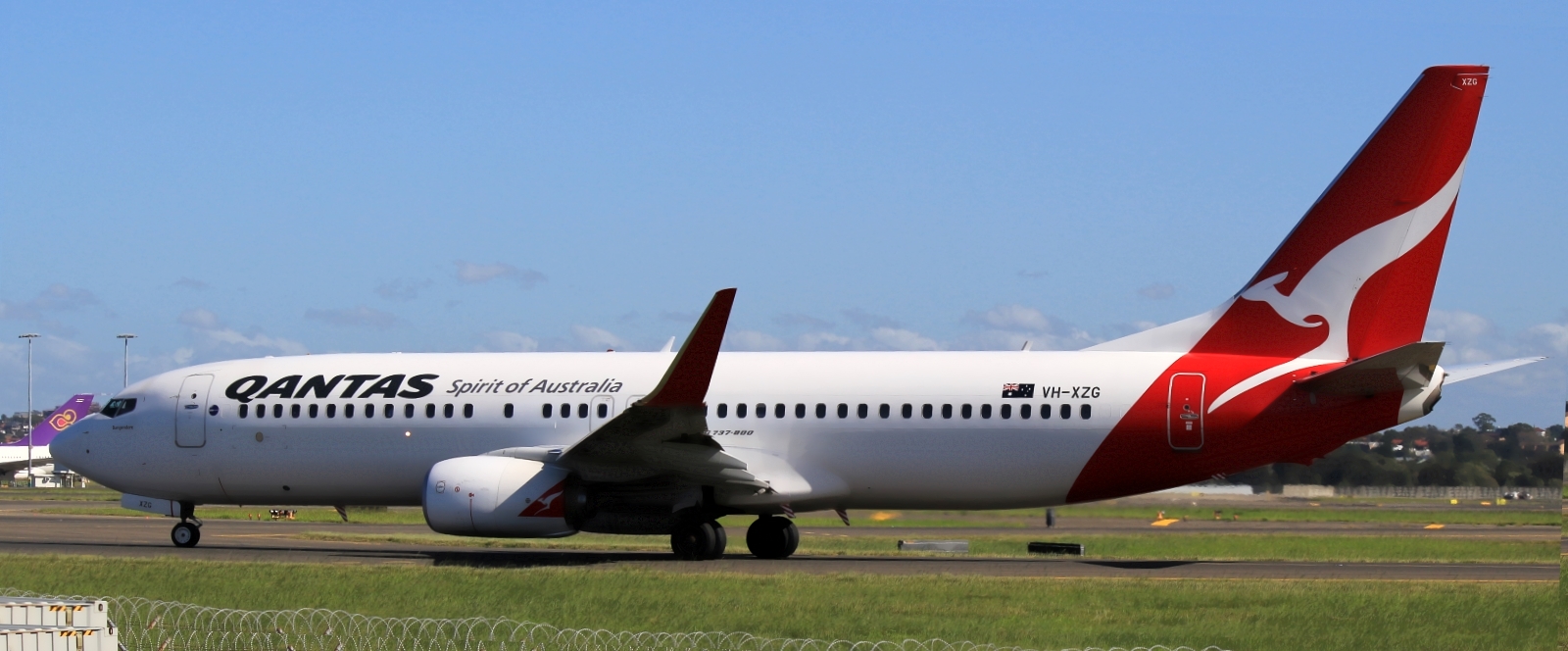 VH-XZG · Boeing 737-838(WL) · (SYD / YSSY)