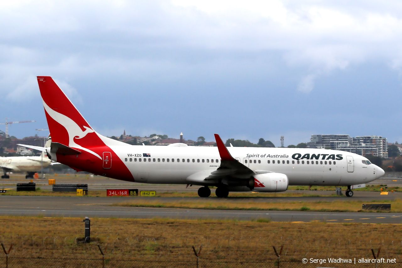 VH-XZO (44576) 2014 Boeing 737-838 WL