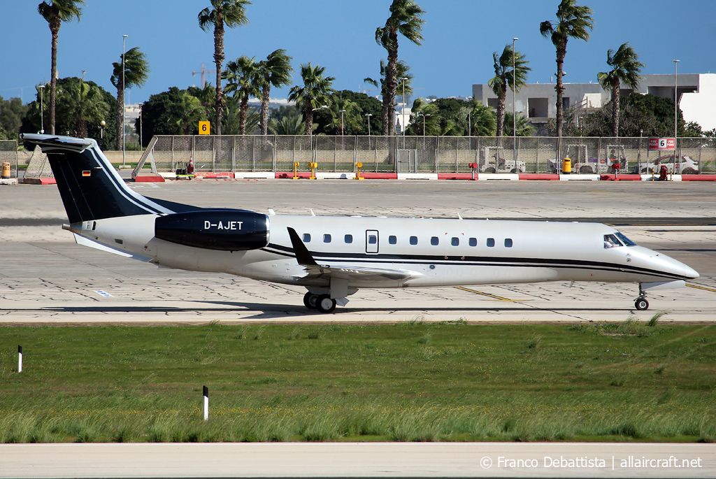 D-AJET · Embraer ERJ-135BJ Legacy 650 · (MLA / LMML)