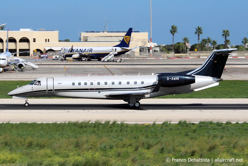 D-AWIN · Embraer ERJ-135BJ Legacy 650 · (MLA / LMML)