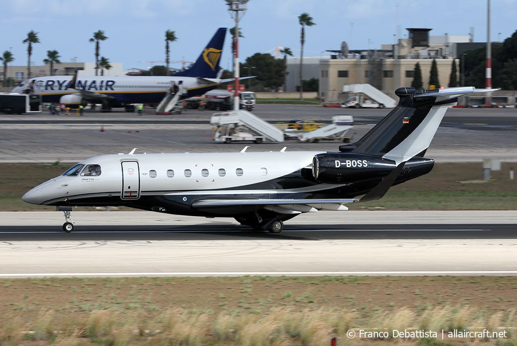 D-BOSS · Embraer EMB-550 Praetor 600 · (MLA / LMML)