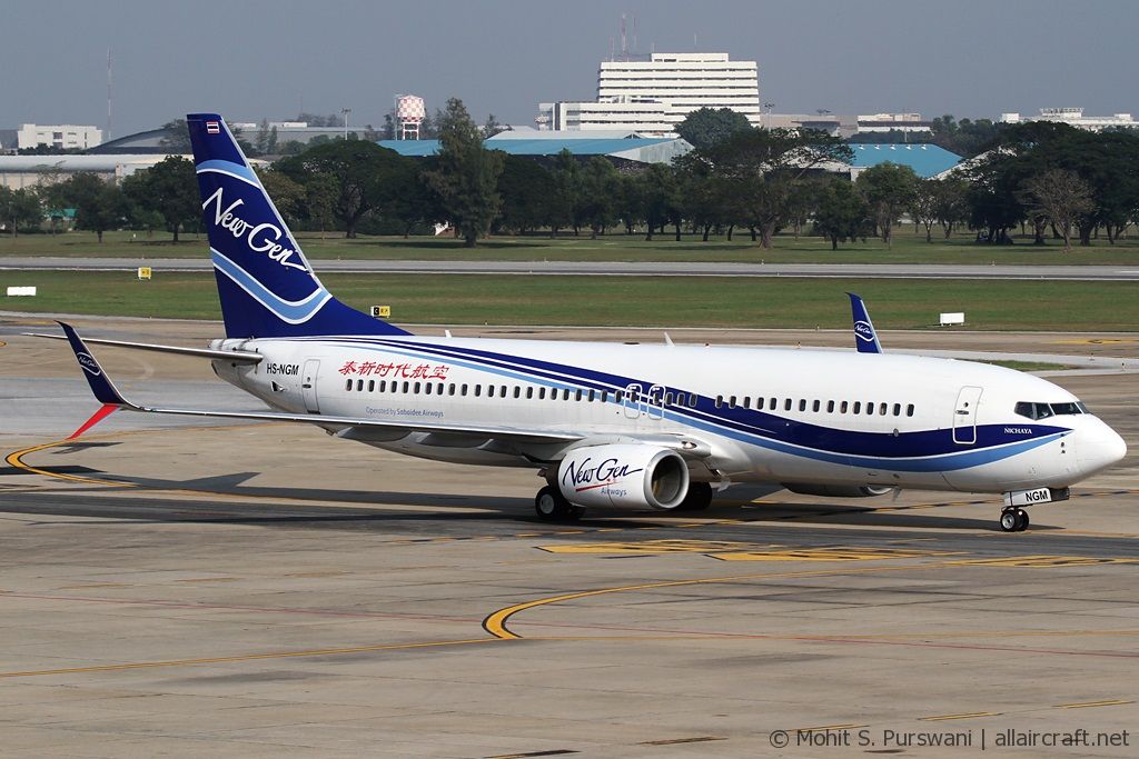 HS-NGM · Boeing 737-86N(WL) · (BKK / VTBS)