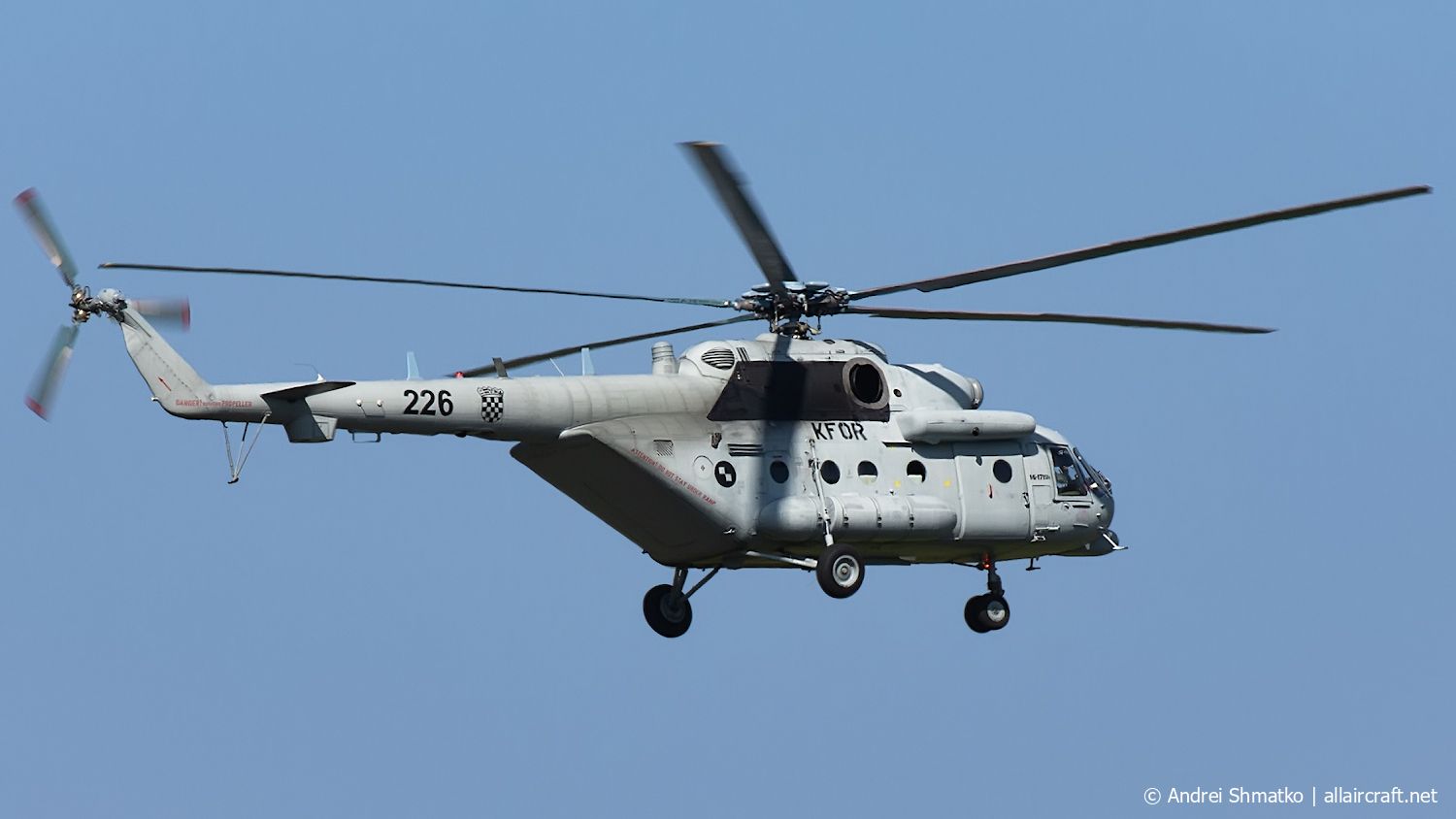 226 · Mil MI-171Sh · (ZAG / LDZA)