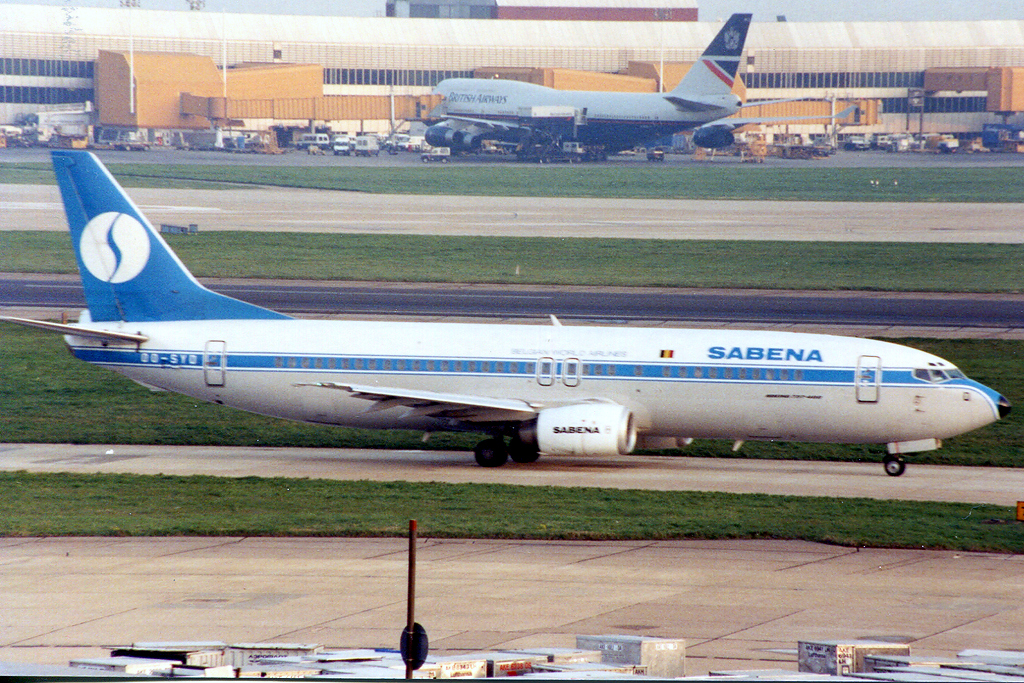 OO-SYD · Boeing 737-429 · (LHR / EGLL)