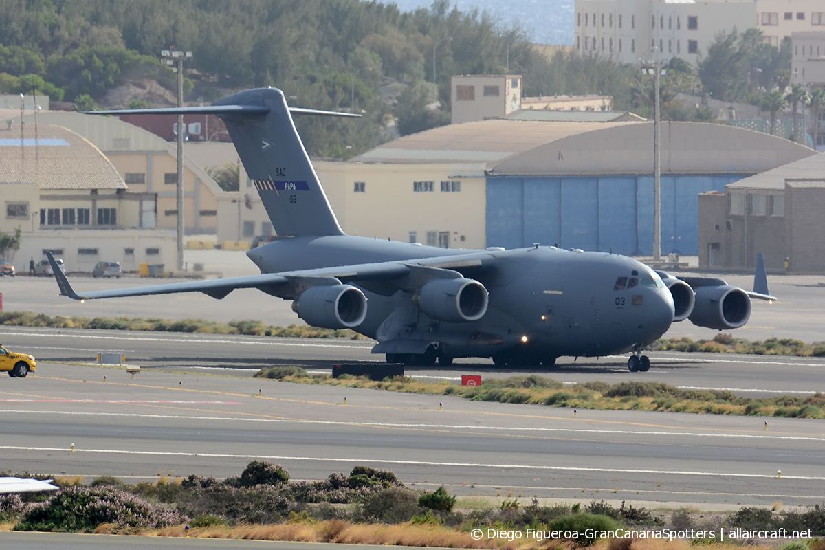 08-0003 · Boeing C-17A Globemaster III · (LPA / GCLP)