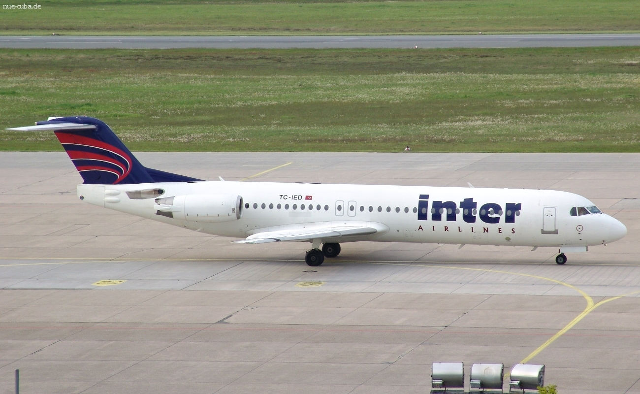 TC-IED · Fokker 100 · (NUE / EDDN)
