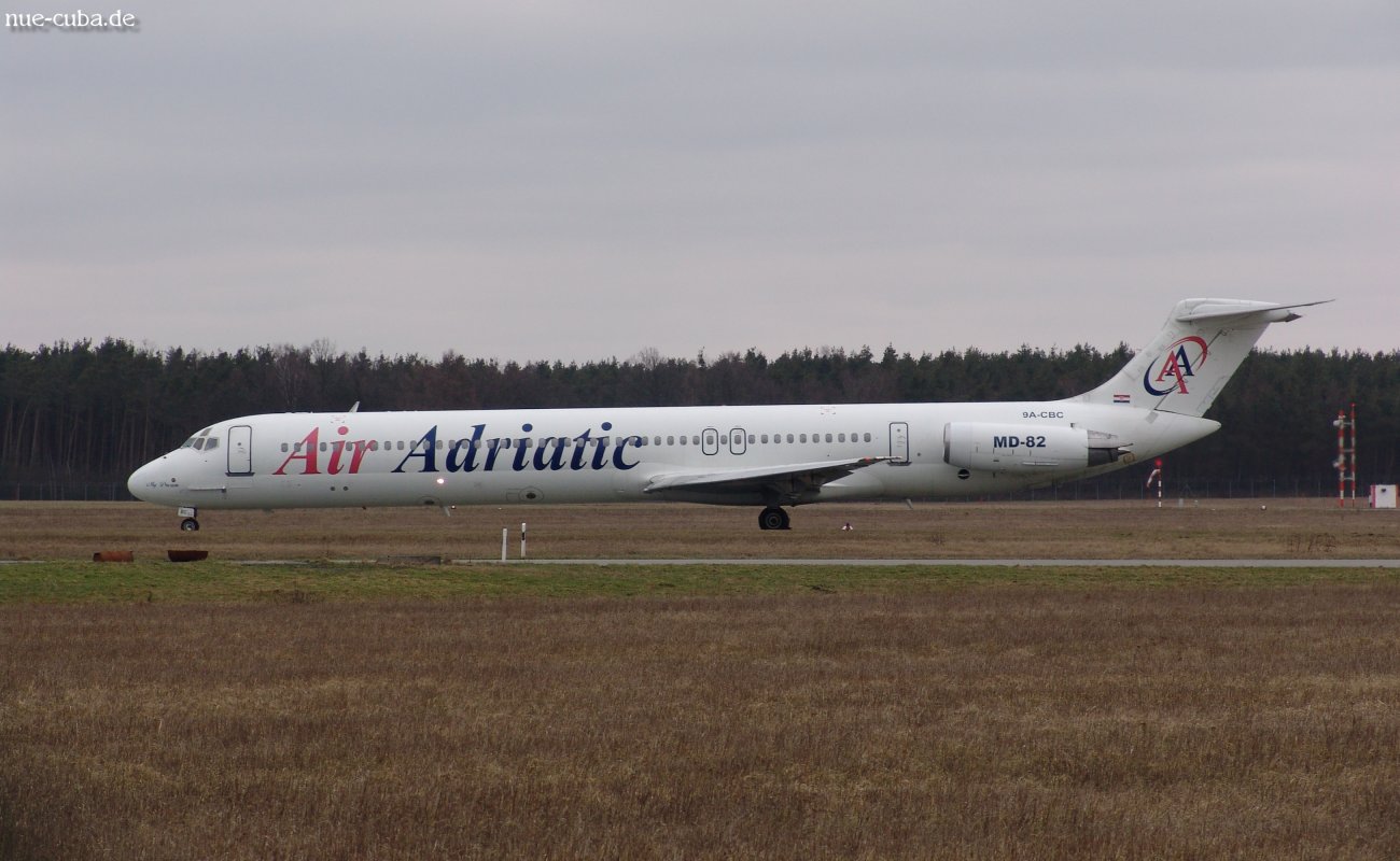 9A-CBC · MD-82 · (NUE / EDDN)
