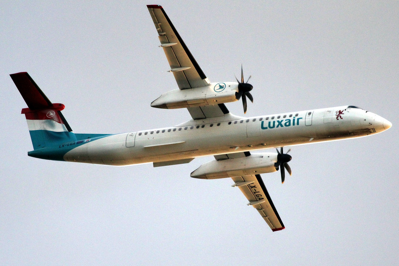 LX-LGA · Bombardier Dash 8-Q402 · (FCO / LIRF)
