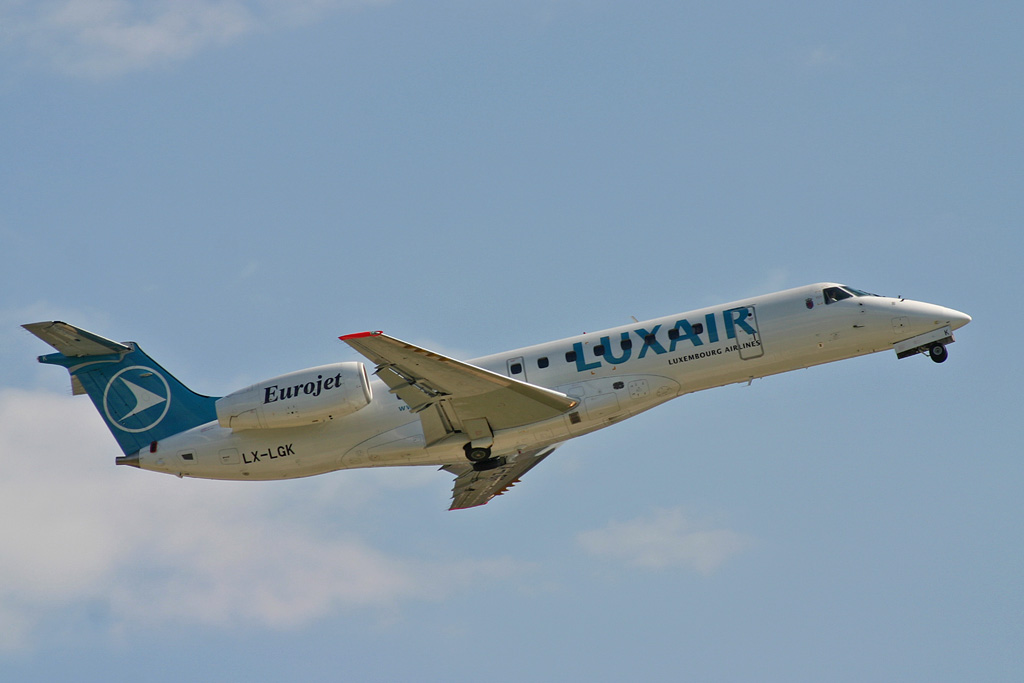 LX-LGK · Embraer ERJ-135LR · (LCY / EGLC)