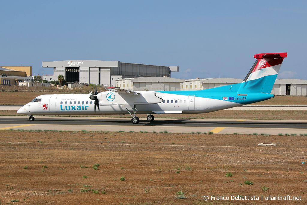 LX-LGF · Bombardier Dash 8-Q402 · (MLA / LMML)