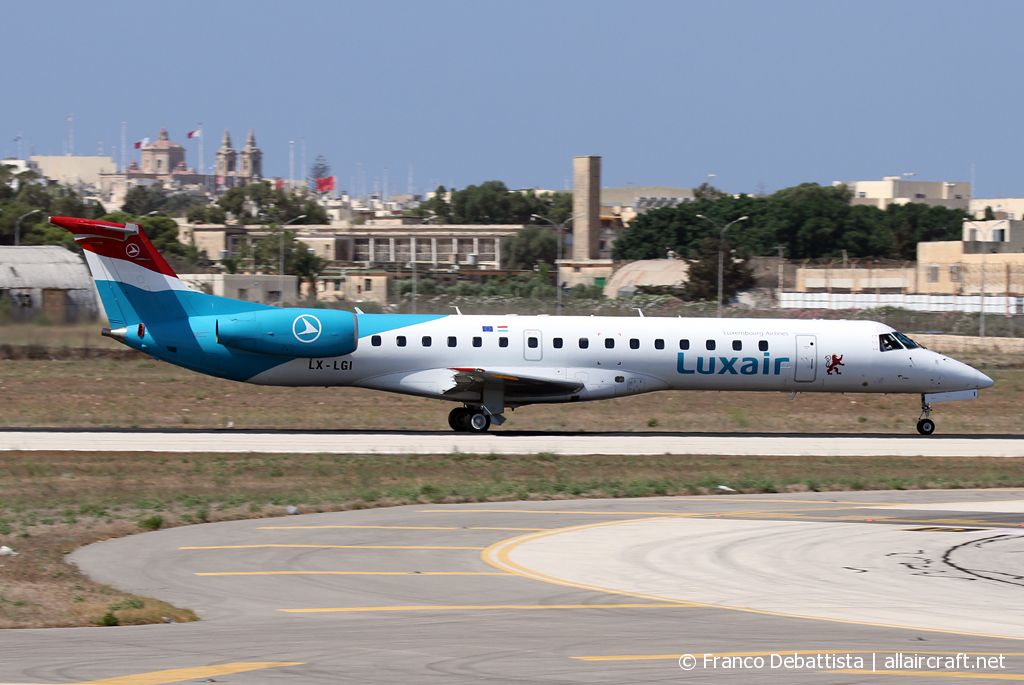 LX-LGI (cn 145369) Embraer ERJ-145LU