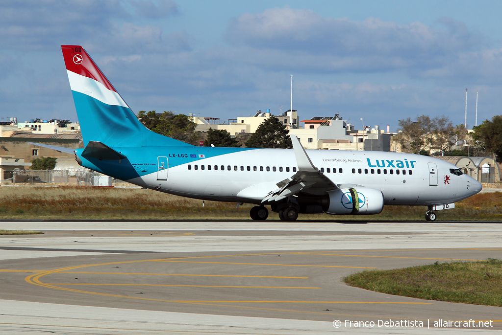 LX-LGQ · Boeing 737-7C9(WL) · (MLA / LMML)