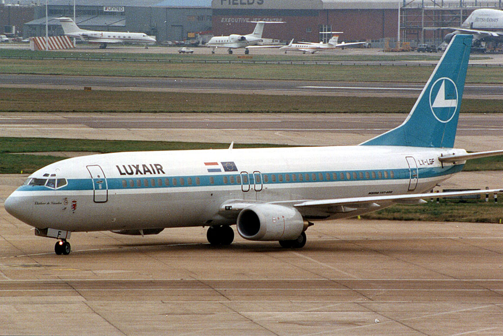 LX-LGF · Boeing 737-4C9 · (LHR / EGLL)